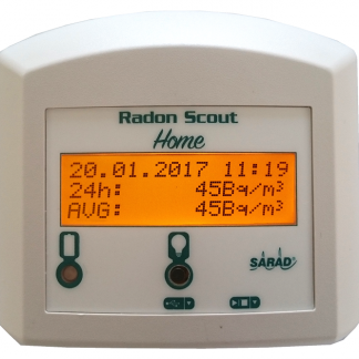 Monitor de gas Radón